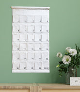 30-Day Canvas Interactive Wall Hanging, Calendar, Countdown to Special Events, Advent, Classroom Holder, Goal Tracker